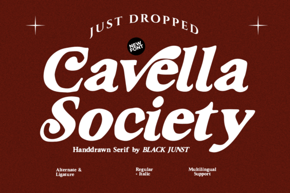 Cavella Society: A Serif Font That Feels Like Home