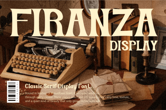 Firanza Display: A Refined Serif Font for Trusted Branding