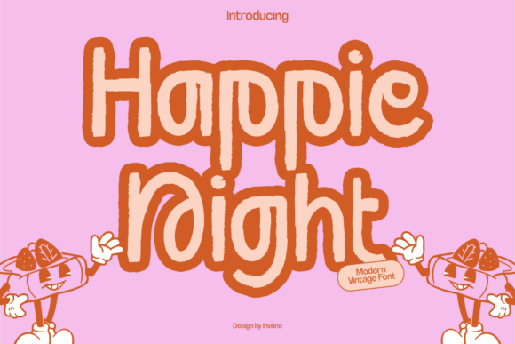 Happie Night: A Warm, Playful Sans Serif Font for Handmade Creators