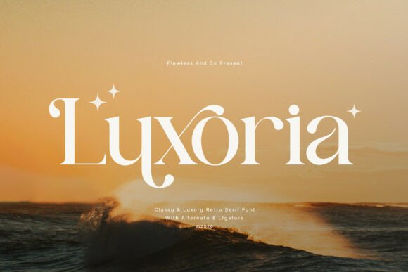 Luxoria: A Serif Font That Carries Quiet Confidence