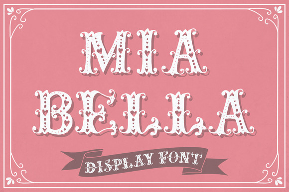 Mia Bella: A Font That Speaks to the Heart of Your Craft
