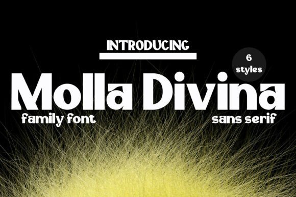Molla Divina: A Bold, Condensed Sans Serif for Standout Branding