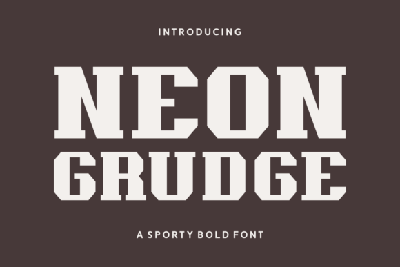 Neon Grudge: A Slab Serif That Anchors Your Campaign Voice