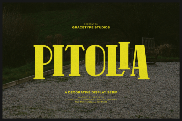 Pitolia: A Timeless Art Deco Typeface for Digital Branding