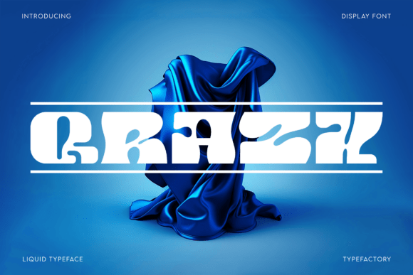 Qrazx: A Futuristic Y2K Display Font for Editorial Impact