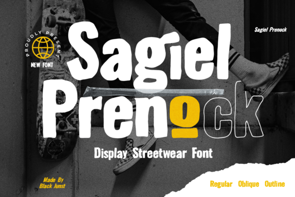 Sagiel Prenock: A Bold, Friendly Display Font for Small Business Brands
