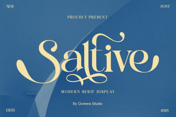 Saltive: A Modern Serif Font That Commands Attention