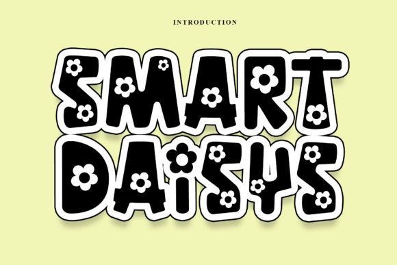Smart Daisys: A Retro-Playful Display Font for Digital Branding