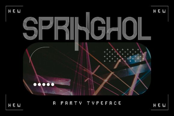 Springhol: A Decorative Typeface with Rhythmic Clarity