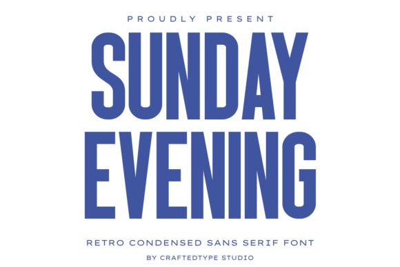 Sunday Evening: A Retro Sans Serif Font That Elevates Handmade Design
