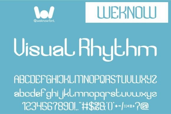 Visual Rhythm: A Sans Serif Font That Sets the Tone
